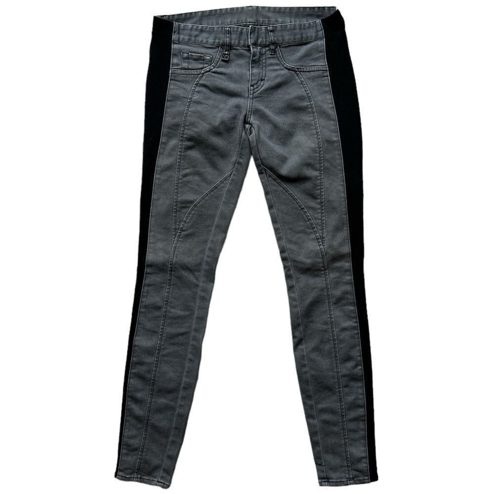 Armani Exchange Gray and Black Skinny Jeans